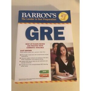 BARRON'S GRE 21st Edition Book no CD